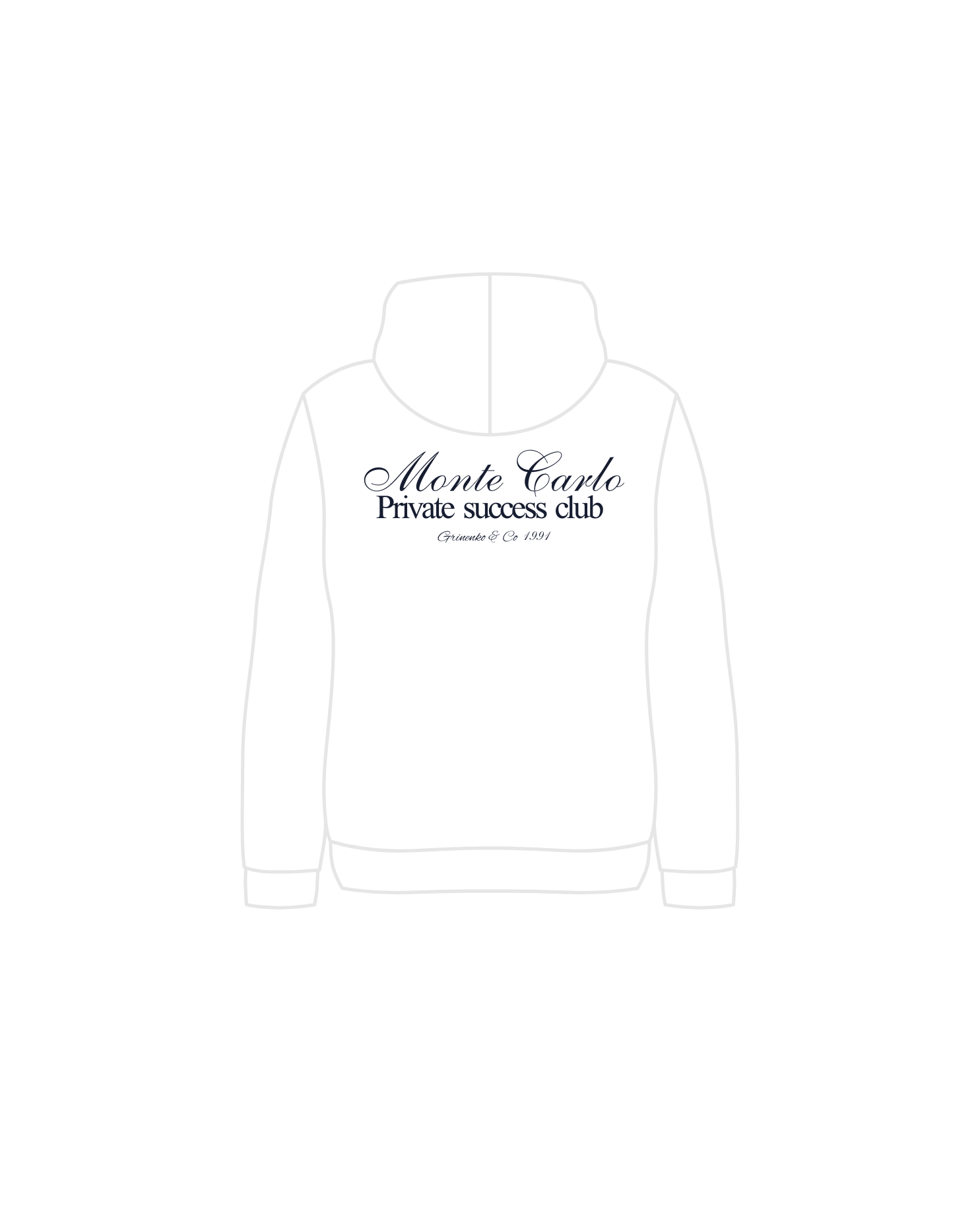 Hoodie Grinenko & Co White