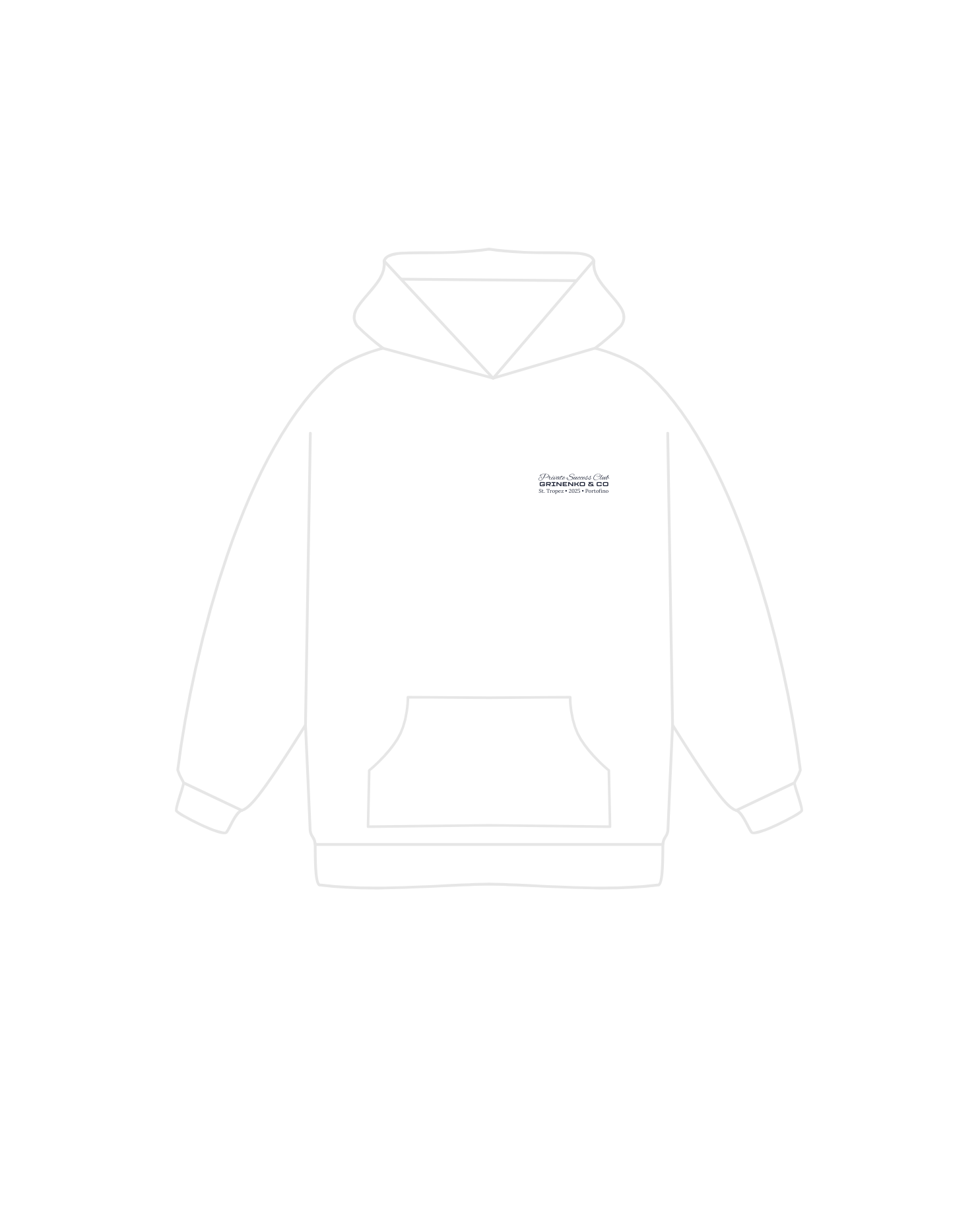 Hoodie Grinenko & Co White