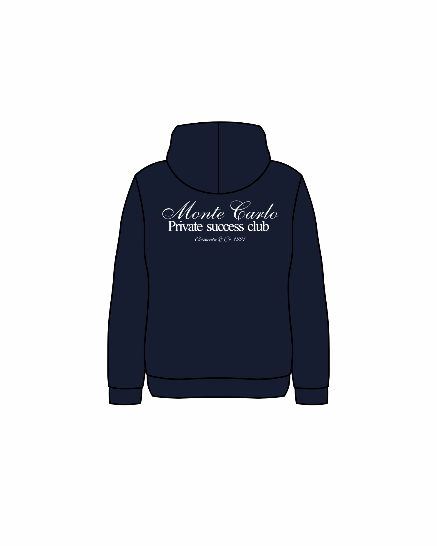 Hoodie Navy Grinenko & Co